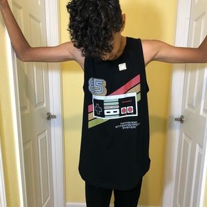 Black Nintendo tank top NWOT